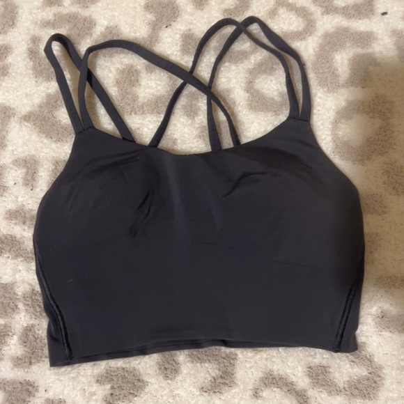 Black Lululemon Sports Bra - Picture 1 of 3